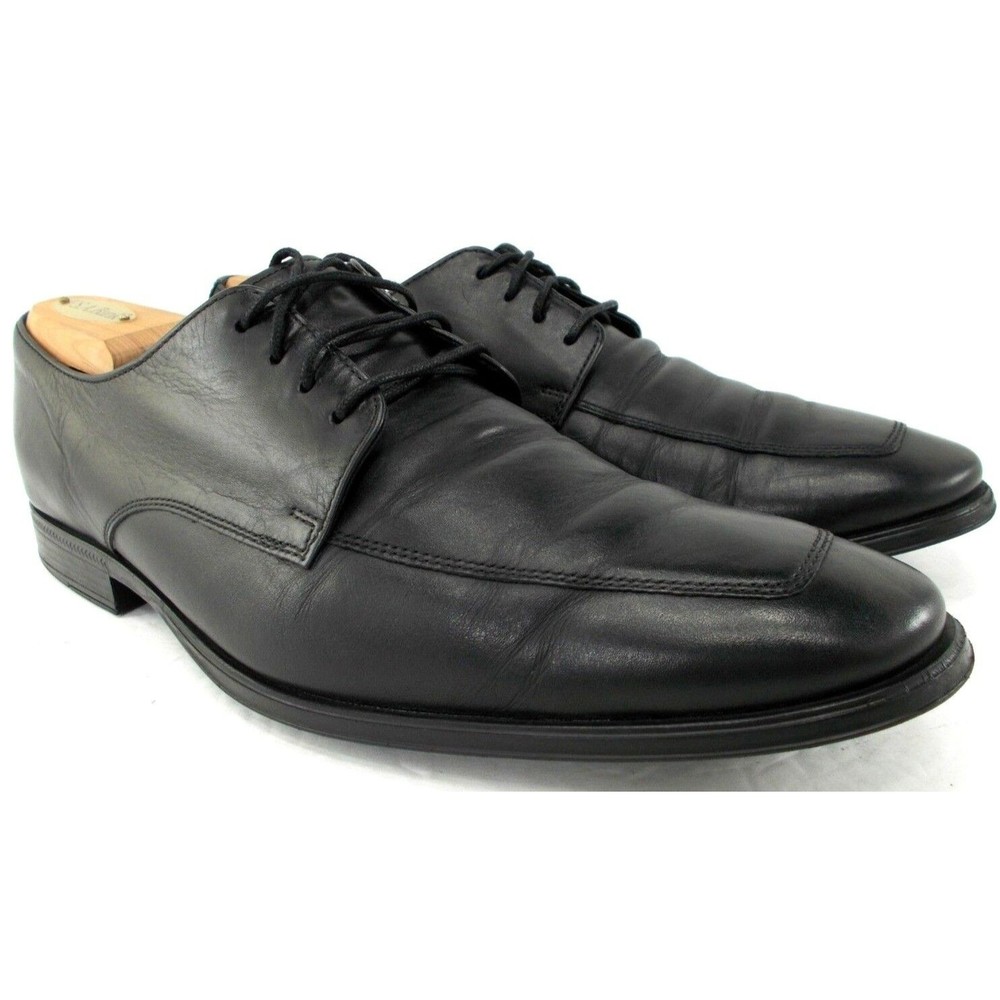 Cole Haan Mens Air Adams Black Dress Oxford Apron Toe Derby C09438 Size 10.5 M